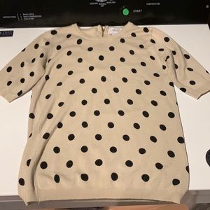 Polka dot short sleeve
